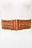 Load image into Gallery viewer, BIANCA Leather Look Braid Elastic Belt