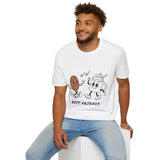 Load image into Gallery viewer, Best Friends Unisex Softstyle T-Shirt - Cute Friendship Design