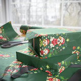 Load image into Gallery viewer, Jolly Dogs-Merry Christmas Wrapping Paper - Festive Dogs with Hats, Sweaters &amp; Snowflakes!