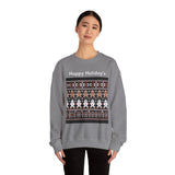 Load image into Gallery viewer, Happy Holiday&#39;s Gingerbread Crewneck Sweatshirt