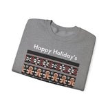 Load image into Gallery viewer, Happy Holiday&#39;s Gingerbread Crewneck Sweatshirt