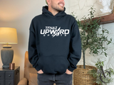 Load image into Gallery viewer, Black Upward Hoodie ADULT