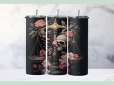 Load image into Gallery viewer, Black Skull Tumbler