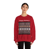 Load image into Gallery viewer, Happy Holiday&#39;s Gingerbread Crewneck Sweatshirt