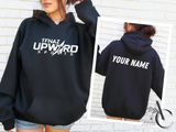 Load image into Gallery viewer, Black Upward Hoodie ADULT