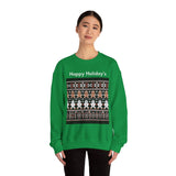 Load image into Gallery viewer, Happy Holiday&#39;s Gingerbread Crewneck Sweatshirt