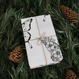 Load image into Gallery viewer, Whimsical Butterfly Coloring Wrapping Paper