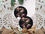 Load image into Gallery viewer, Black Scull Car Coasters