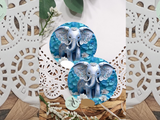 Load image into Gallery viewer, Blue Elephant Car Coaster