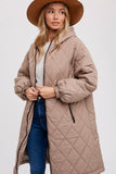 Load image into Gallery viewer, Renee - Longline Quilted Puffer Jacket