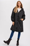 Load image into Gallery viewer, Renee - Longline Quilted Puffer Jacket