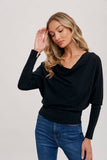 Load image into Gallery viewer, Cady - Cowlneck Dolman Knit Pullover