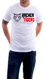 Load image into Gallery viewer, Archer Tigers Shirts (White) - Peachy Brass