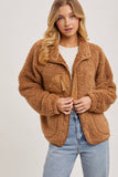 Load image into Gallery viewer, Camila - Button Down Fleece Sherpa Jacket