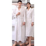 Load image into Gallery viewer, Thin satin bathrobe with quick drying water absorption for couples women&#39;s long and plus size yukata for men