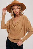 Load image into Gallery viewer, Cady - Cowlneck Dolman Knit Pullover