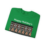 Load image into Gallery viewer, Happy Holiday&#39;s Gingerbread Crewneck Sweatshirt