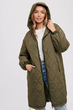 Load image into Gallery viewer, Renee - Longline Quilted Puffer Jacket