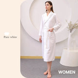 Load image into Gallery viewer, Thin satin bathrobe with quick drying water absorption for couples women&#39;s long and plus size yukata for men