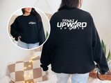 Load image into Gallery viewer, Black Upward Crewneck Sweatshirt YOUTH