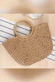 Load image into Gallery viewer, Beatrice -  Hand Knitting Casual Summer Beach Straw Bag