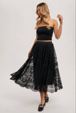 Load image into Gallery viewer, Sam - Boho Lace Midi Skirt