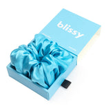 Load image into Gallery viewer, Blissy Oversized Scrunchie - Bahama Blue