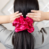 Load image into Gallery viewer, Blissy Oversized Scrunchie - Hibiscus