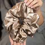 Load image into Gallery viewer, Blissy Oversized Scrunchie - Taupe