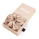 Load image into Gallery viewer, Blissy Oversized Scrunchie - Champagne