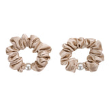 Load image into Gallery viewer, Blissy Pearl Scrunchies - Champagne