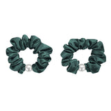 Load image into Gallery viewer, Blissy Pearl Scrunchies - Emerald