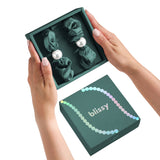 Load image into Gallery viewer, Blissy Pearl Scrunchies - Emerald