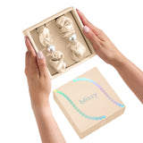 Load image into Gallery viewer, Blissy Pearl Scrunchies - Taupe