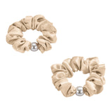 Load image into Gallery viewer, Blissy Pearl Scrunchies - Taupe