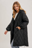 Load image into Gallery viewer, Renee - Longline Quilted Puffer Jacket