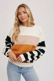 Load image into Gallery viewer, Cali - Color Block Sweater