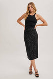 Load image into Gallery viewer, Sammy - Sequin Midi Skirt