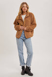 Load image into Gallery viewer, Camila - Button Down Fleece Sherpa Jacket