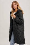 Load image into Gallery viewer, Renee - Longline Quilted Puffer Jacket