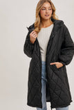 Load image into Gallery viewer, Renee - Longline Quilted Puffer Jacket