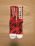 Load image into Gallery viewer, Archer Tigers Socks - Peachy Brass