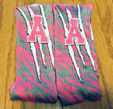 Load image into Gallery viewer, Archer Tigers Pink Socks